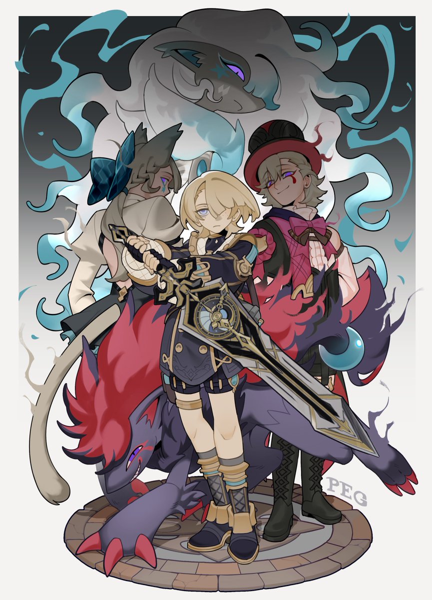 heyitspegkat's tweet photo. House of the Hearth x Pokémon 
#GenshinImpact https://t.co/66W5EivRQ7