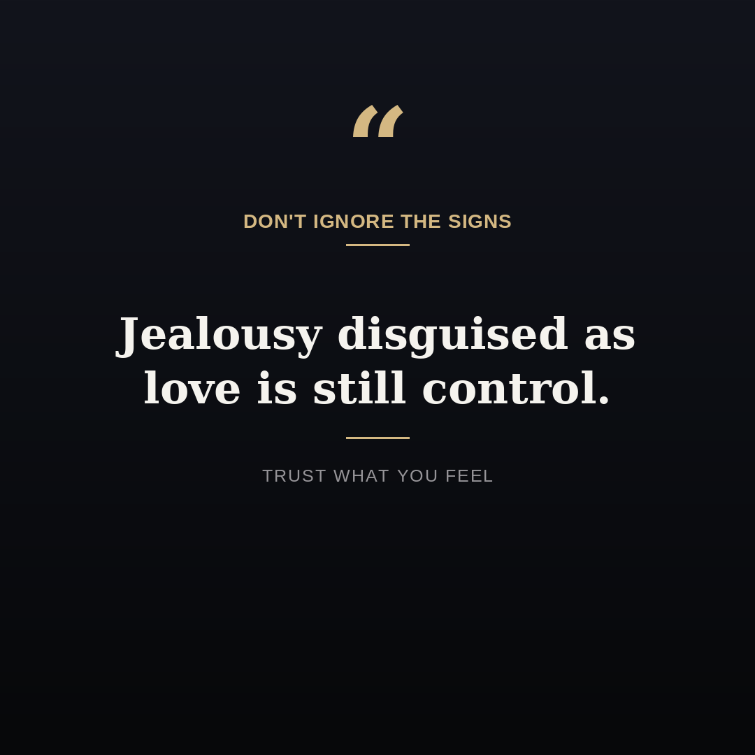 realqueenelly01's tweet photo. Possessiveness can masquerade as passion early on, but over time it usually shows itself as control rather than care. If your instincts are telling you something feels off, that's worth listening to, not explaining away. https://t.co/mvb1dfdUjU