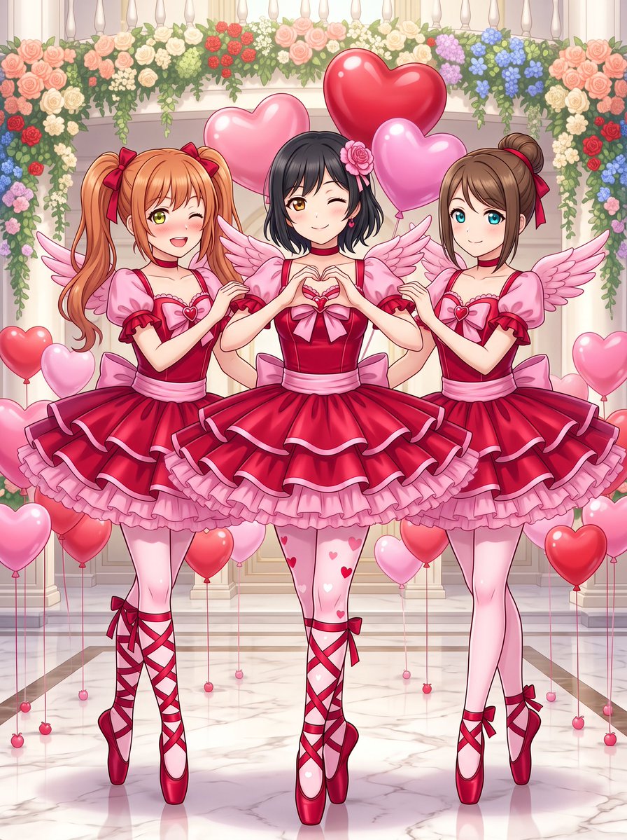 jagger_gt's tweet photo. #ハートアクション 
#HeartAction 

My balletgirls Tu’Tulah, Kinonna and Catherine are more than happy to give a lovely performance in the name of charity ❤️🩷🩰, giving an elegant love-heart performance for the Heart Action.

#TuTulah #balletgirl #バレエ少女 #KinonnaAdams #ballerina #Catherine #livingballetdoll #生きているバレエ人形 #OCs #ballerinas #gardenplaza #ガーデンプラザ #バレリーナ #tutus #チュチュ #ballet #バレエ