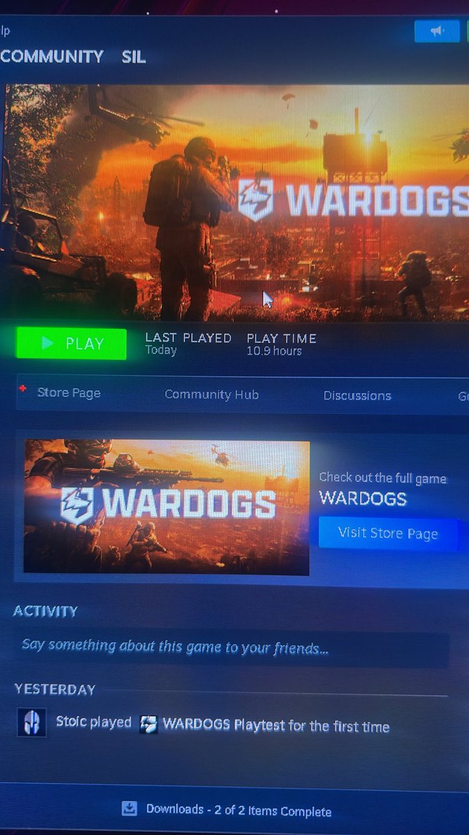 bigdogsil's tweet photo. @WARDOGS this game is a good game tbh played it for one day got so lost in the game for 11 hrs i wish i could buy it but i dont got the money sadly one of the best games i have to say that will release this year hands down would spend hrs playing this once i get a job will buy https://t.co/gW4YbrwtzO