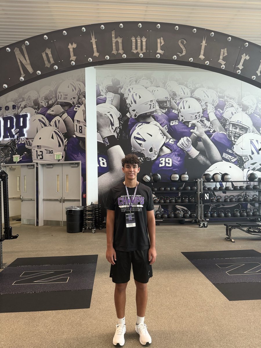 AlexManley74's tweet photo. Thanks @NUFBFamily and @Coach_Mulford @PetersNUFB for the game invite. Amazing facilities and staff and what a win!
@NUFBRecruiting @MJ_NFLDraft @AllenTrieu @PrepRedzoneWI @TravisBOUND  @WHSWarriorsFB @WaunakeeFBRecr https://t.co/9KAW2vaYBP