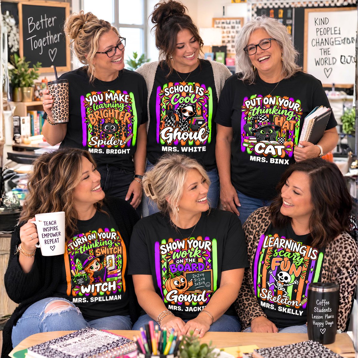 CoupleThreadz's tweet photo. Calling all Boo Crew Kindergarten Teachers &amp; Spooky School Staff! 🎃👻 This Comfort Colors Halloween Shirt is perfect for matching group tee vibes at school. Ready to join the team? Click this link for more details or to buy https://t.co/f0KVmkpbcE https://t.co/pu3EJfqgxm