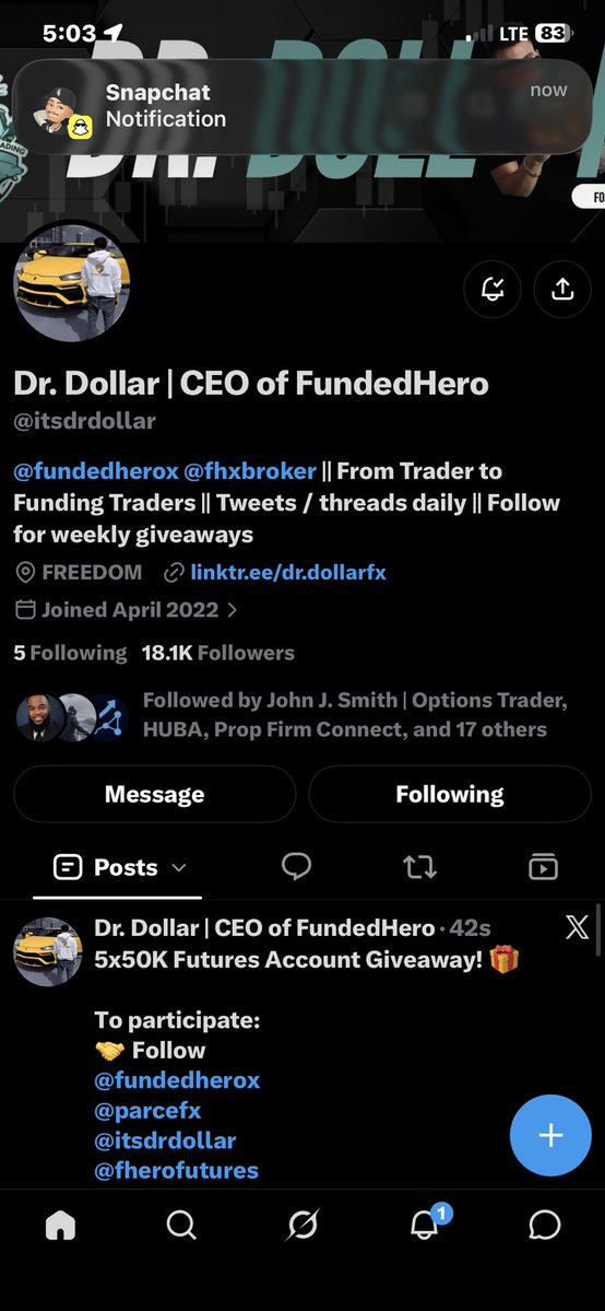 ScalperAJ's tweet photo. @itsdrdollar @FundedHeroX @parcefx @fherofutures @fhxbroker @Adam_fx1 @apparentlytrdr @Abdoul_M_Hassan 

FH DONE https://t.co/djUmEMKZ27