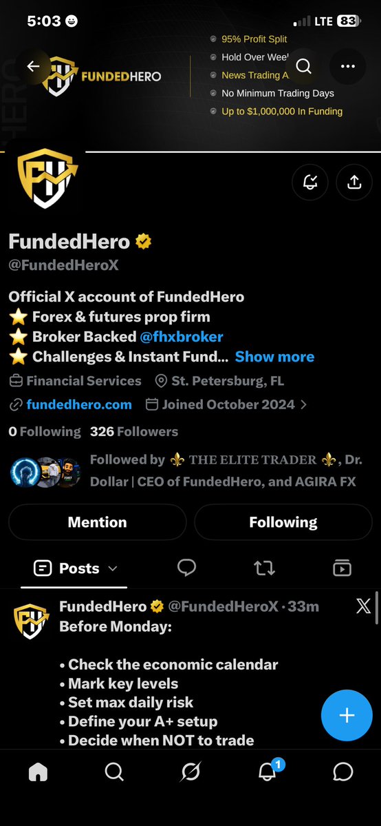 ScalperAJ's tweet photo. @itsdrdollar @FundedHeroX @parcefx @fherofutures @fhxbroker @Adam_fx1 @apparentlytrdr @Abdoul_M_Hassan 

FH DONE https://t.co/djUmEMKZ27