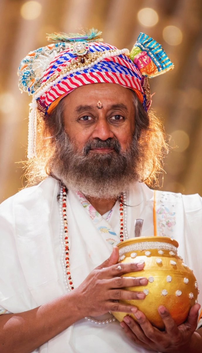 asunil2001's tweet photo. A small incident from people around Gurudev and his conflict resolution

"I am Satyaki of Vrishni clan.

As I sit next to him in the luxurious sedan to attend the final signing in, the air conditioner cooling us from the humid, cloudy 32 degrees, i can see the same calmness, determination, serenity, love and concern.

The car moves on the cobbled stoned road, surrounded by the colonial buildings, little bumpy but comfortable with his presence next to me.

My memory goes back so so many years back. 

The chariot moves on the muddy strip of soil, dented by the constant movement of wooden wheels of the chariots. The trained horses know the path very well as they have travelled on these strips so many times now.

This is the final visit to break the deadlock that is resulting in a war which will see so much of blood shed, suffering, children becoming orphans, women becoming widows, I can see the tinge of sadness and concern on his face.

He knows the end very well, but he being divine, will do everything at his disposal to avert this war. After all, he has convinced the five brothers to agree for just five villages, which should not be a big deal considering the empire is so vast.

As we enter the town of Hastinapur, we see the guards put down their arms and bowing down on the knees to the Guru that he is, embodiment of love, knowledge and peace. Every house hold already knows his arrival and they are there on the main street, on their balconies, terraces waiting for that one glimpse of him, which he is obliging by his smile and blessing from his right hand.

People are showering flowers, some offering fruits, some freshly cooked food which he is blessing and returning and slowly we move to the entrance of the palace.

I look at him and he smiles and I know the outcome of the meeting. The war is imminent, blood shed is imminent but the divine will still work to bring peace and love.

Present day and as we reach the historic place in Cartagena, on the western coast of the Caribbean sea, the car comes to a halt on the cobbled road, grains of sand screeching gently against the tyres, due to the brake and we both alight.

He is beaming now, after trips from Bogota to Havana, Cuba and now to Cartagena through 2016 and now September,  the mission accomplished and the historic signing will happen.

Finally peace is there after 50 years of violence, mistrust and hatred.

I see the same calmness, love and smile on him then and now and as we enter with me behind him, his white attire takes center stage and rest is history, once again.

The message of love and peace is heard loud and clear.

How many times has he done this, without expecting anything in return, just to see the happiness and peace in the last person standing.

As I sit behind him, the phone rings and the caller says " the chief judge of Indian supreme court wants to speak". I ask for what and he says "it is about Ayodhya and we seek his (@Gurudev Sri Sri's) intervention to resolve the conflict"  and I inform him and he takes the call, smilingly."