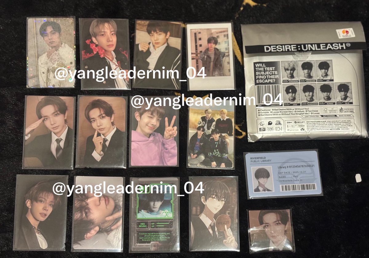 yangleadernim_4's tweet photo. WTS TAKE ALL 500k boleh nego 
📍Bandung (READY)

#heeseung #evan #wtb #wts https://t.co/sqjTaZuO9q