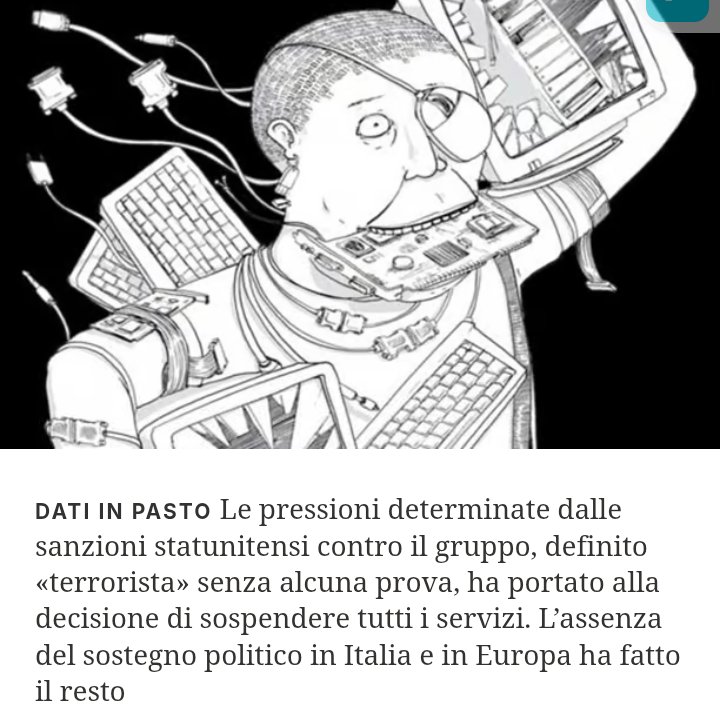 andcapocci's tweet photo. Chiude Autistici/Inventati dopo le sanzioni Usa. "In questo clima continuare a offrire i nostri servizi è solo un pericolo in più per le nostre utenti".

https://t.co/vDxdf4wgD9 https://t.co/R4IzGSxRqa