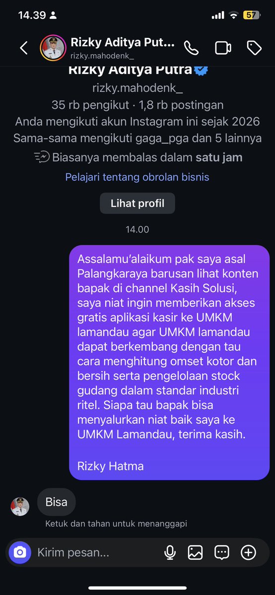 ahtjong888's tweet photo. Randomly watched Pak Rizky Aditya Putra on podcast Kasi Solusi.

Kepikiran: “Kenapa nggak coba tawarin POS System yang lagi gue bangun ke UMKM Lamandau?”

Akhirnya memberanikan diri DM.

Niatnya sederhana: kasih akses gratis, supaya UMKM bisa belajar mencatat omzet kotor/bersih - https://t.co/r8HvH3Irn2
