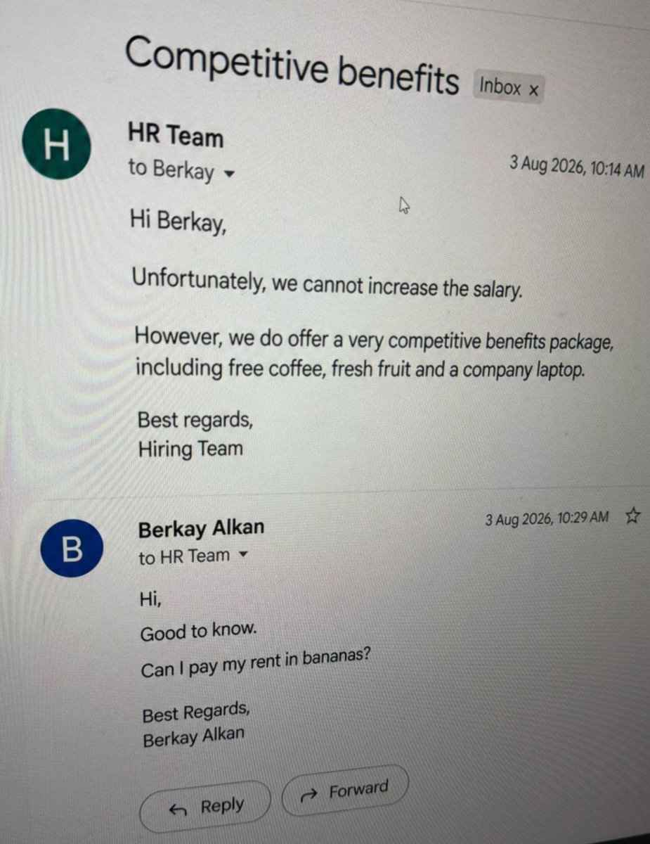 iskulubucom's tweet photo. Bugün sosyal medyada viral olan bir paylaşımı konu edeceğiz. Berkay Bey sizce de cevabında çok haklı değil mi? https://t.co/fxMt47GAAC