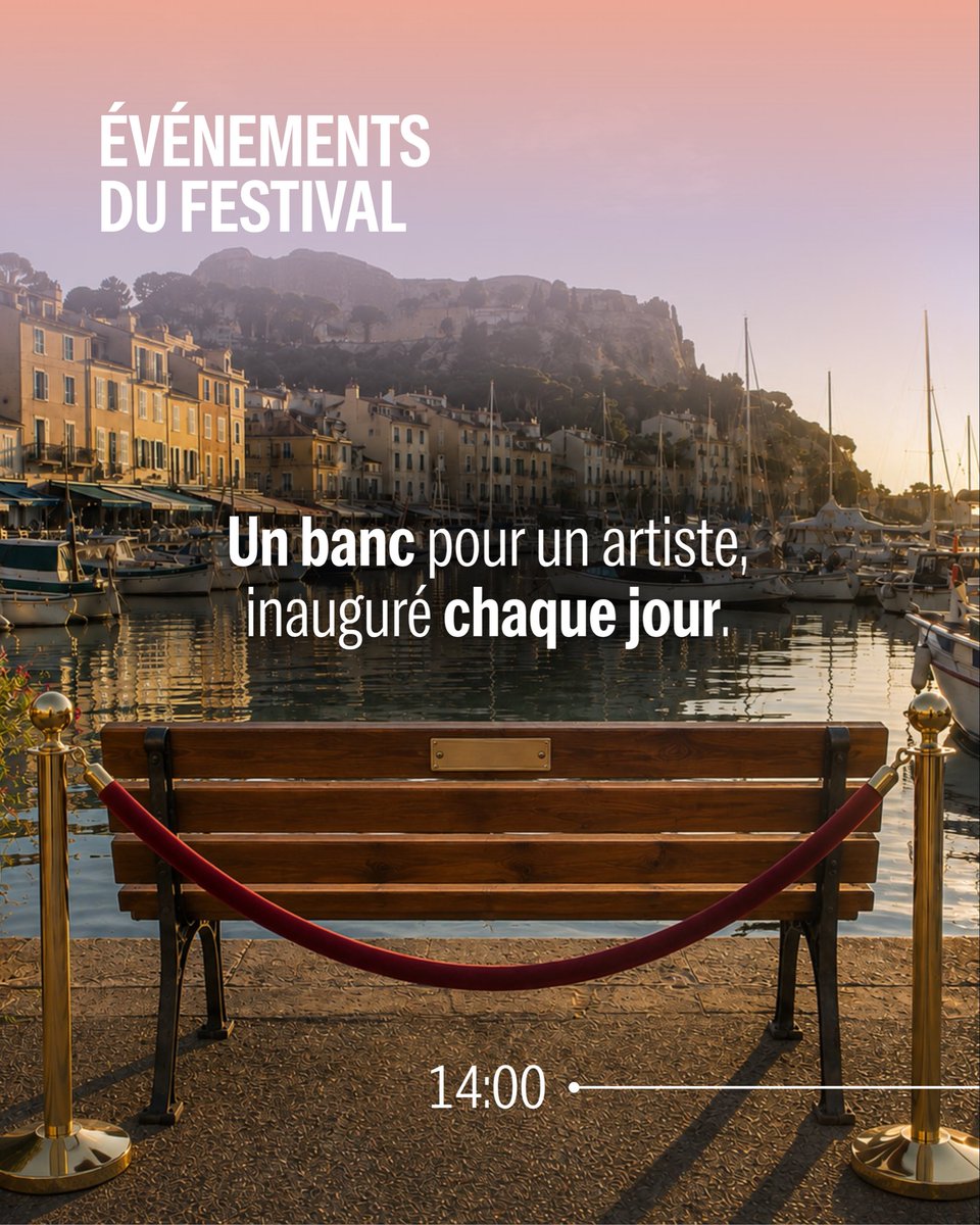 festivalcassis's tweet photo. [ Les RDV à ne pas manquer ✨] lors du Festival du Cinéma Français de Cassis. 

🗓️ Chaque jour, du 16 au 20 octobre 2026 à 14h00 et 14h30 ! https://t.co/q7pzYKlpMQ
