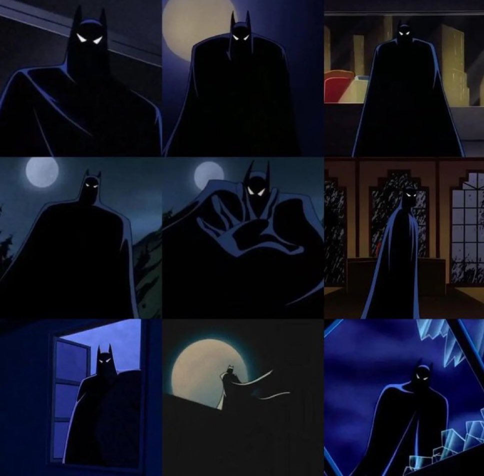 nightswayness's tweet photo. I love when Batman is a silhouette https://t.co/aQMy4jonVg