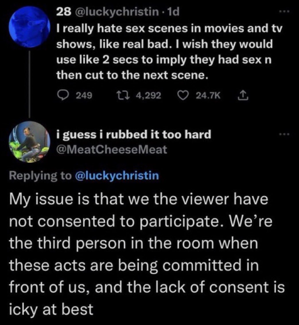 DrSprankle's tweet photo. Always amusing when someone uses progressive-sounding language to express their prudery. https://t.co/L0Gcv8K8hi