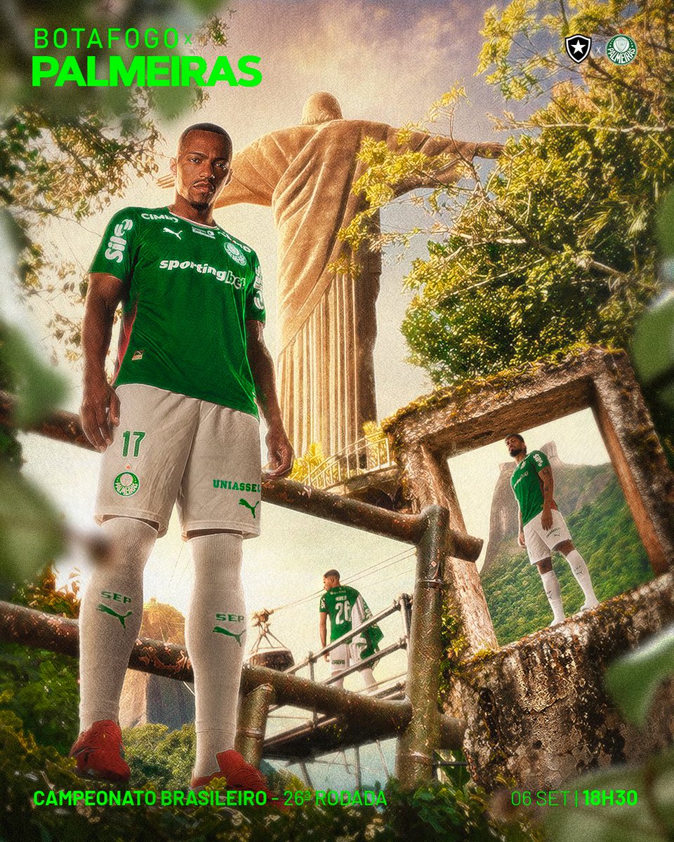 Palmeiras's tweet photo. Falta pouco para mais 90 minutos de Verdão no Rio de Janeiro! ⏳💚 https://t.co/GBpAsLaqgW