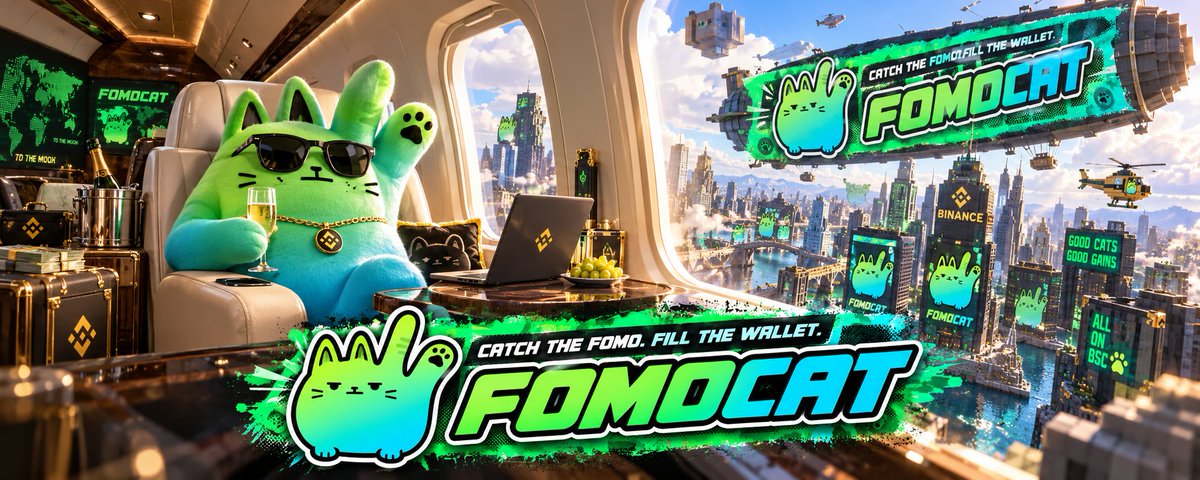 FOMOCATBSTOCK's tweet photo. 等我到5m了
FOMOCAT请各位私人飞机一日游！
THE CAT CATCHES FOMO.
THE WALLET CATCHES VALUE. https://t.co/DnEPwfwHLv