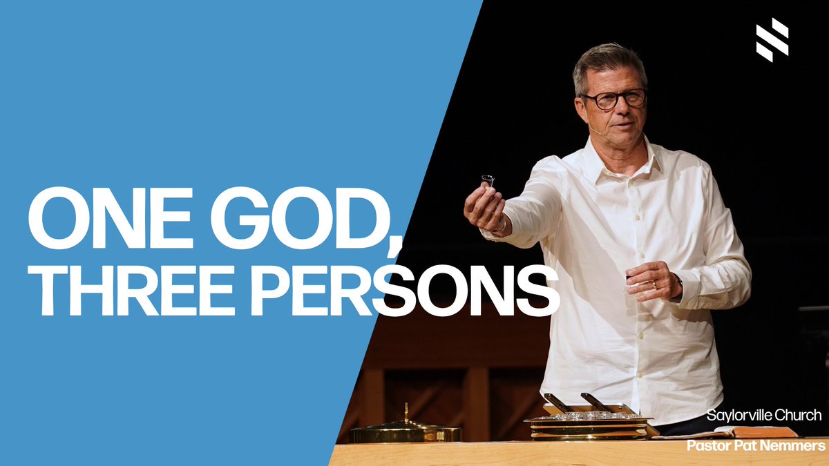 Saylorville's tweet photo. Audio and video now available from our Sunday message titled "One God, Three Persons" from Pastor Pat Nemmers. Matthew 28:18-20

https://t.co/s1zAWLOPuW https://t.co/3IaffuEZ4r
