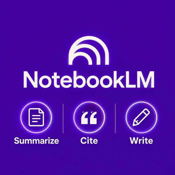 res_pian3's tweet photo. هل تعلم أن Gemini NotebookLM يمكنه تلخيص أي ورقة علمية وتوثيقها بصيغة APA خلال دقائق بدون أي هلوسة أو معلومات مختلقة غير حقيقية ؟ ببساطة لانه يعتمد كلياً على (المدخلات) اي الاوراق العلمية التي تزوده بها.  https://t.co/9igVzxSH7q

👆👆 https://t.co/I8KbLJS0Ck