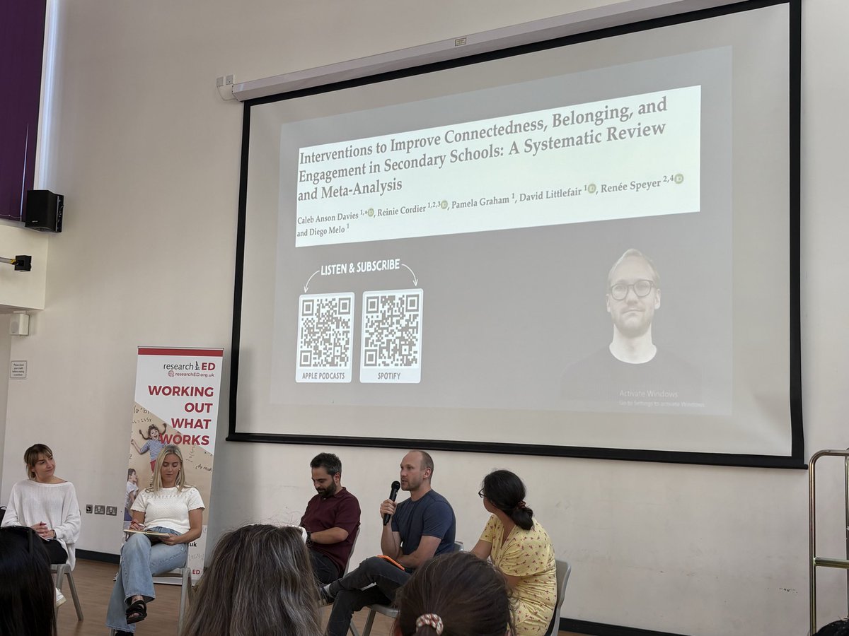 BradleyKBusch's tweet photo. At #red26 @Inner_Drive staff spotlighted over 50 peer review studies
This covered AI, retrieval, belonging, resilience, explanations, metacognition, feedback & questions
We are ‘google translate’ for research. Our focus is on making research accessible, illuminating & practical https://t.co/t8kfm0XwFR