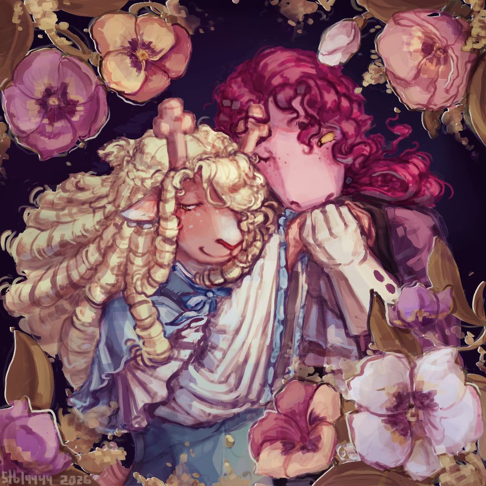 stbl4444's tweet photo. First autumn art💛💜
#suselle #deltarune https://t.co/VF9Kkcf51A