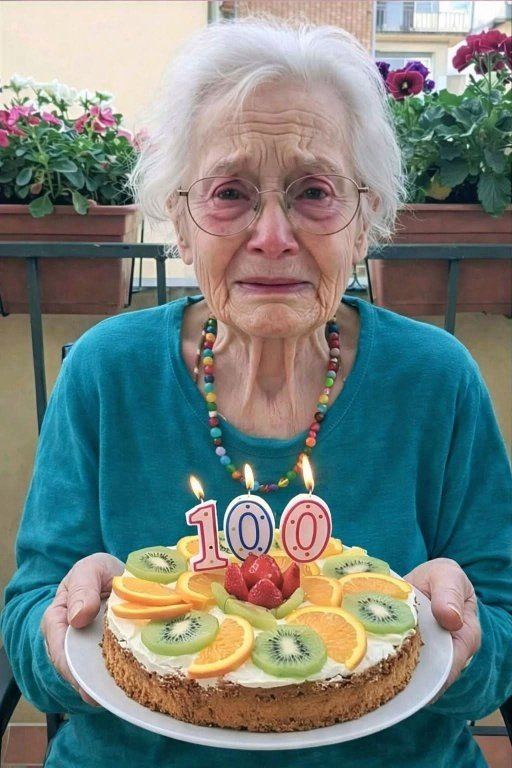 Elizabeth71729's tweet photo. I celebrated my 100th birthday today 🎂. My family is not around anymore, so I baked myself a small cake. It’s peaceful… yet I’m still here, still alive, still wishing for a bit of kindness. ❤️ If you happen to see this, could you wish me a “Happy Birthday”? 🎉 https://t.co/aVvst9AbTD