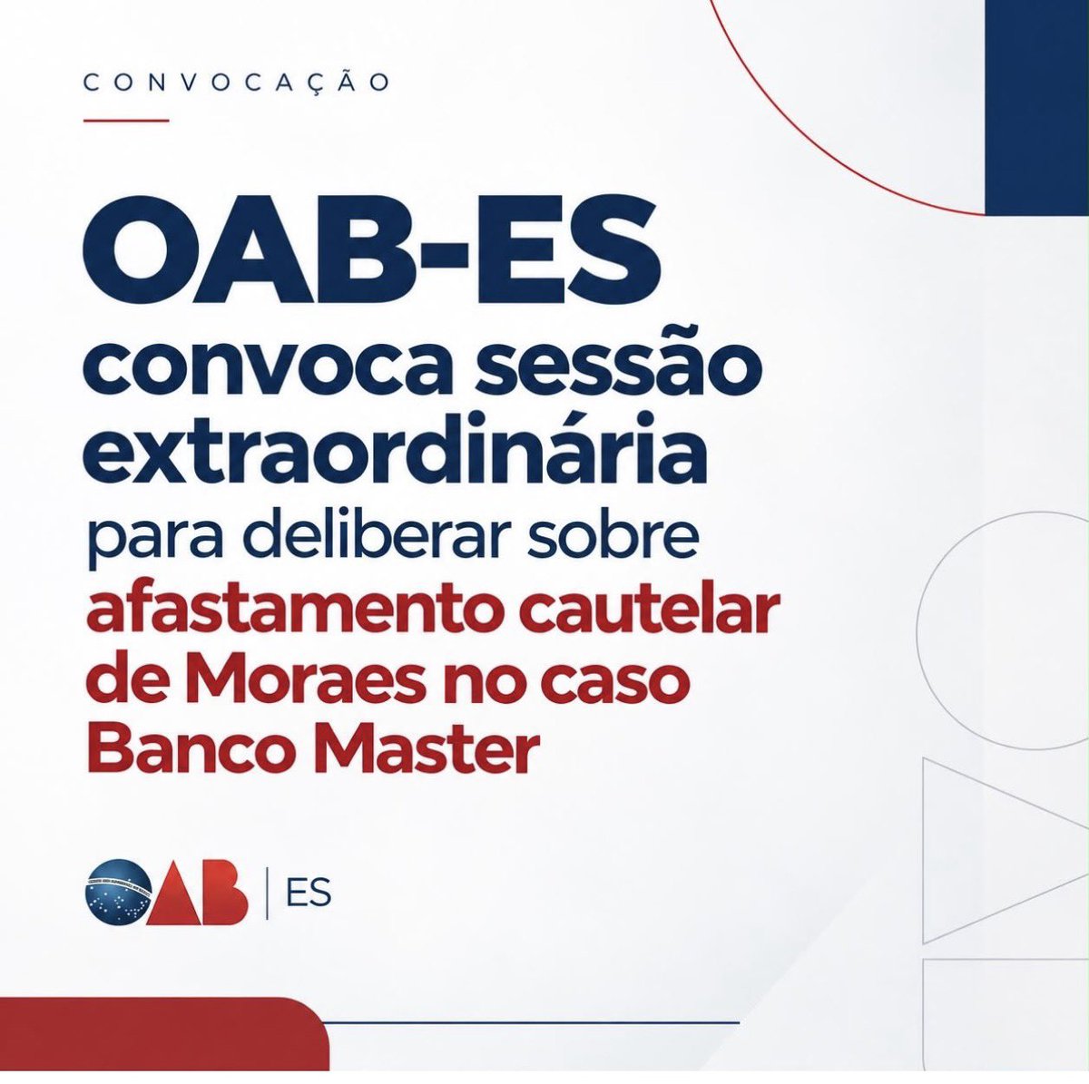 drpaulofaria22's tweet photo. OABs acordando após o sono profundo e conivente de 7 anos.

Depois da OAB/PR, OAB/SP, OAB/RS… agora é a vez da OAB/ES…

https://t.co/3EQxAAX5gC

Mas vamos esperar o Betinho chegar da Suíça, pra ver se acorda também. https://t.co/zLSUJXHwnY