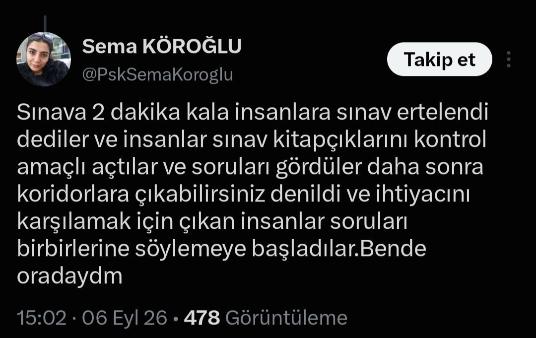 rizgarykp's tweet photo. @atikfatih1 Sınav iptal edilmeli emeğimiz zamanımız ve terimizi döktük burda 
@OSYMbaskanligi @RTErdogan https://t.co/rXw0WLBN4H