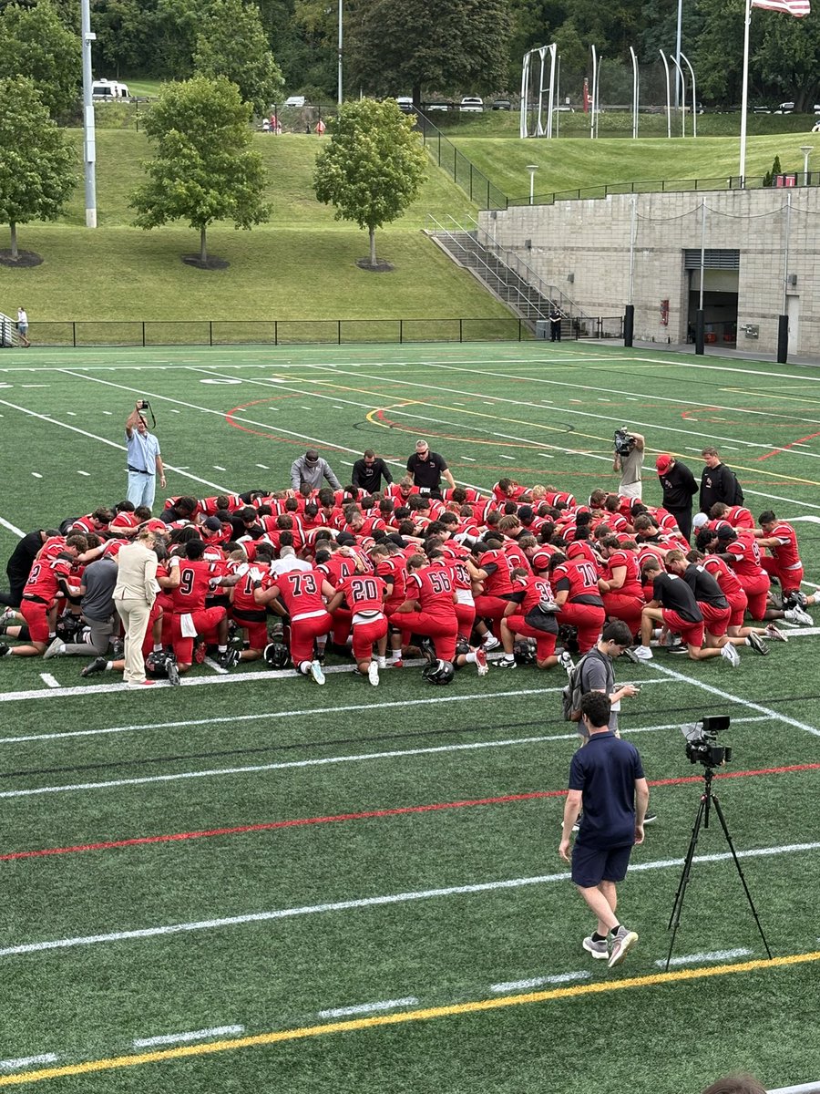 LukeMelconian's tweet photo. What a great game @RPIFootball! The defense was on fire. Thank you for having me back on campus. Looking forward to the next steps! 
@CoachBarbieri @coachcollier_ #classof2027 #REDFAM #kicker #punter https://t.co/9BxNmsyHjG
