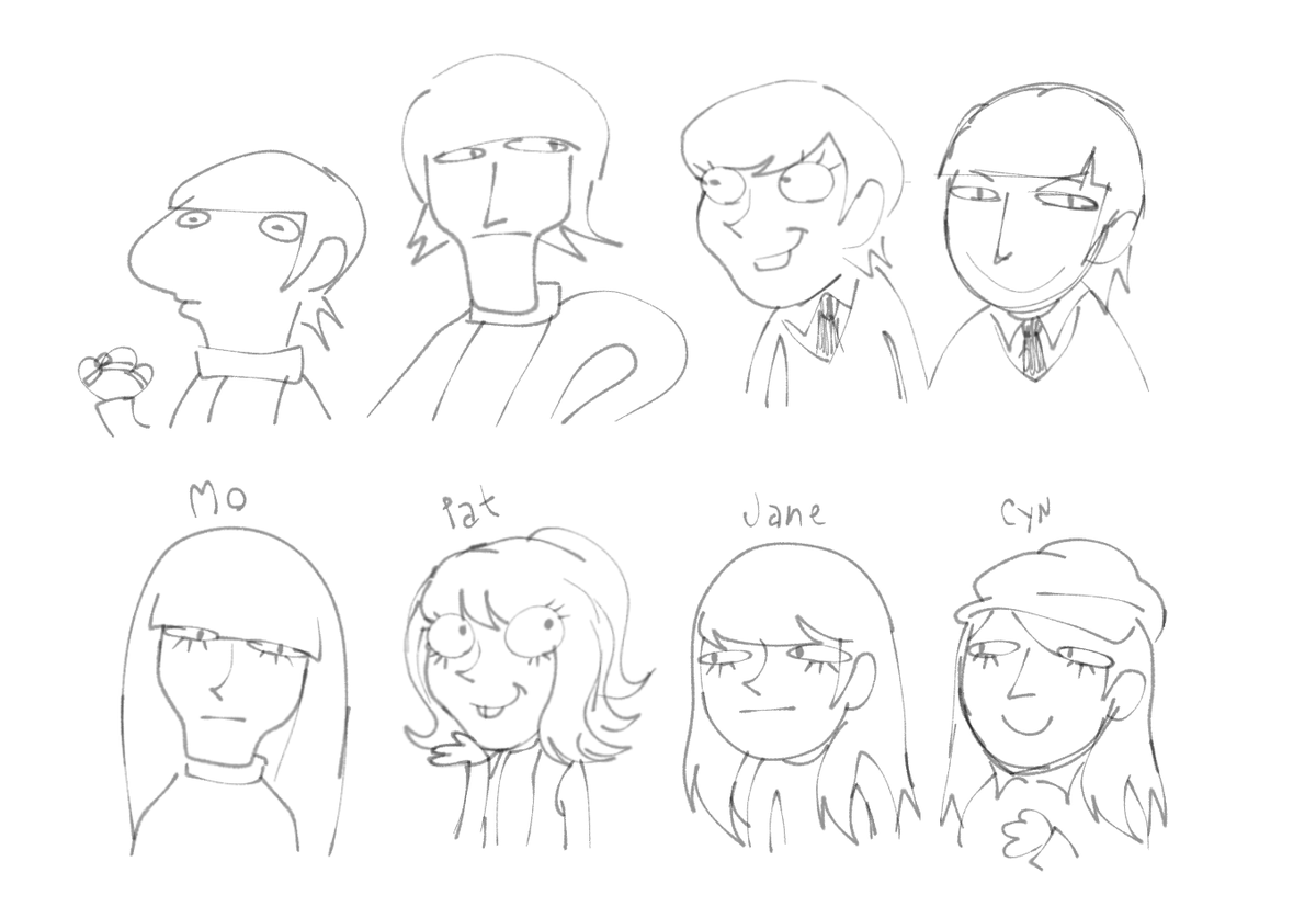 defozz_lennon69's tweet photo. so obsessed with saturn's beatles artstyle and content, drew beatle girls with it, hope he doesn't mind :)c https://t.co/5VLkQLJ51H