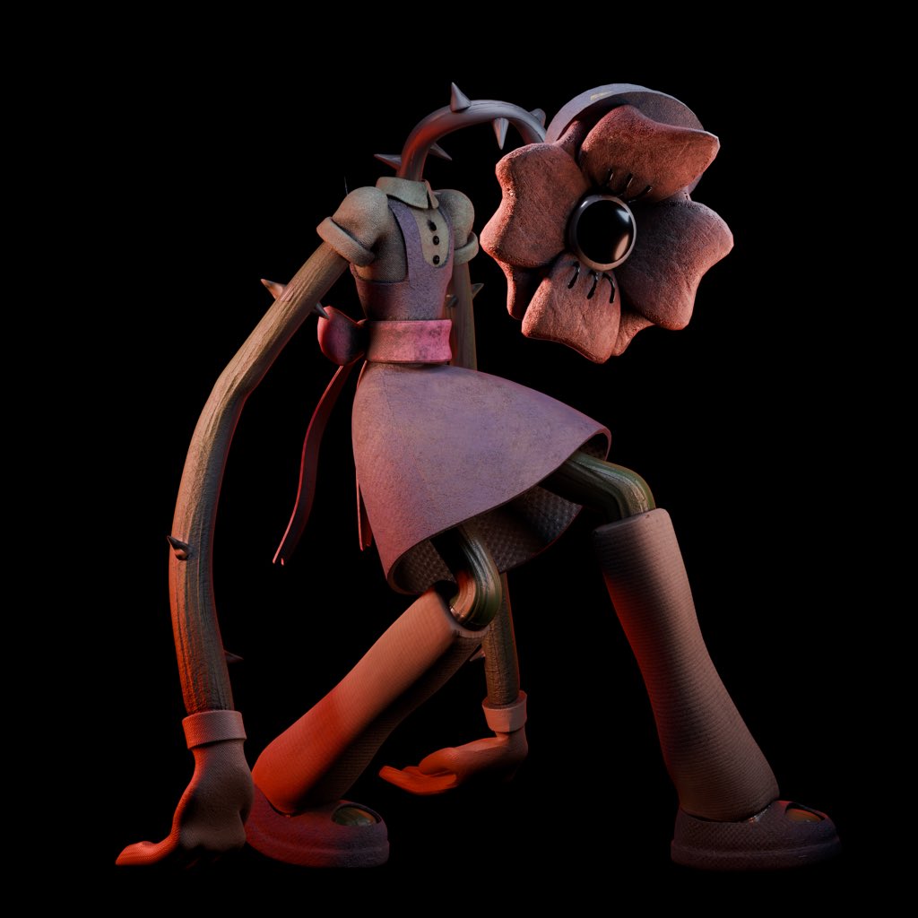 playtimecomm's tweet photo. Flycie the Flower Render 

❤️ Big thanks @Icchfx for this perfect model! 

#PoppyPlaytime https://t.co/SuhGhtdZUC