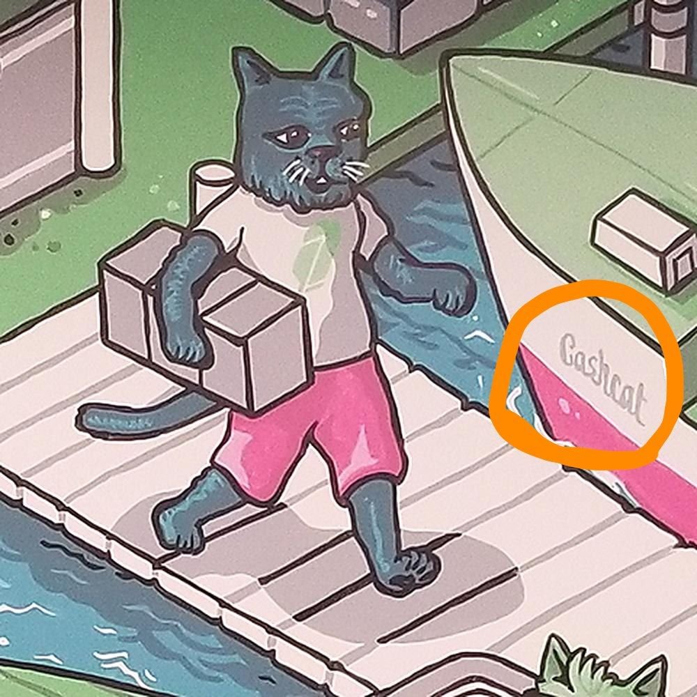 realcashcat's tweet photo. Robinhood CEO @vladtenev once called it:
"Names they never should have dropped."

Today on Robinhood Chain, we made sure it was never dropped. 

Meet the real, canonical $CASHCAT. 🛥️🐱💰

Before Robinhood was Robinhood, it was conceived at Stanford in 2012 by Vlad Tenev and Baiju Bhatt under the original working title: Cash Cat.

In April 2018, Robinhood immortalized this lost identity forever across the boardroom wall of its Florida Headquarters (500 Colonial Center Pkwy):

• A grey cat wearing the OFFICIAL Robinhood Green Feather logo t-shirt
• Walking down the dock carrying bags of wealth
• Stepping off a private yacht with the name hand-painted directly on the hull: "Cashcat"

12 years after its inception at Stanford, the true original soul of Robinhood has finally returned to Robinhood Chain.

The cat on the yacht is officially home. 💚

━━━━━━━━━━━━━━━━━━━━━
📌 Official Coordinates:
• CA: 0x2b4768cdaa67faa106d5aa1947f2bf9cd3791942
• Twitter: @realcashcat

🔍 Verified Public Archives:
• Artist Project Archive: 
https://t.co/cRgpXnzHlx
• Seattle Public Art Registry: 
https://t.co/GbxByKb9WE
• Dribbble Project Release: 
https://t.co/PHF3Nf4p4M