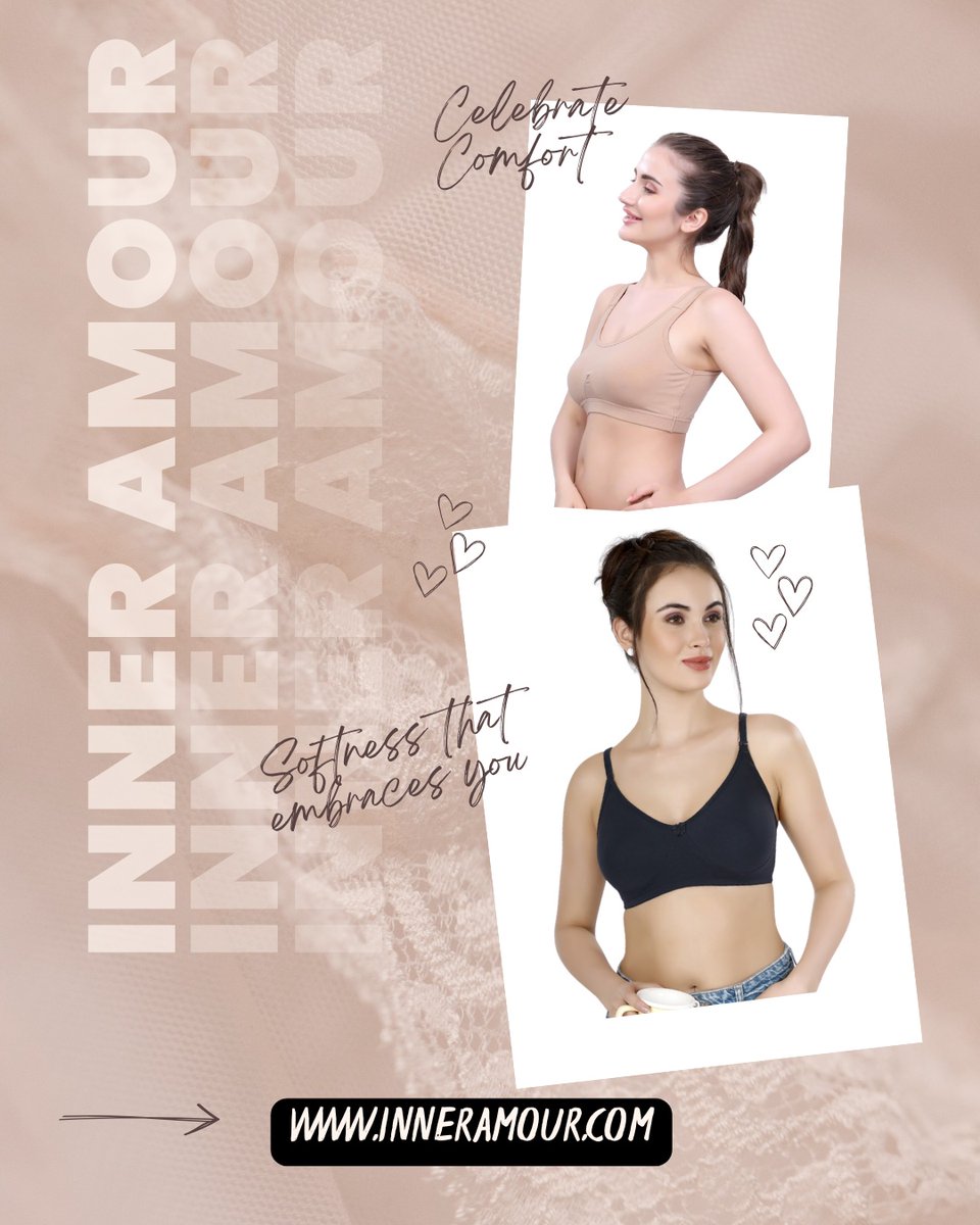 NobukoGillet's tweet photo. Comfort isn’t a luxury—it’s something you deserve every day. From morning coffee to busy days, the right innerwear moves with you, supports you, and lets you feel like yourself. Find everyday comfort at Inner Amour. https://t.co/3cyOAQZRB7