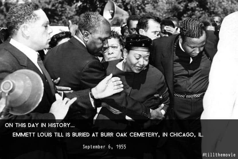 EmmettTill's tweet photo. 71 years ago September 6, 1955, #MamieTillMobley buried her only son #EmmettTill at Burr Oak Cemetery.
In Mississippi, a grand jury indicts Milam and Bryant for the kidnapping and murder of Emmett Till. They are arrested and held in jail until the trial.
Memory by @KeithBeauchamp https://t.co/zror7yea1e