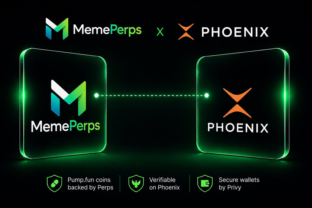 memeperpsdotxyz's tweet photo. The venue: @PhoenixTrade

Positions execute on Phoenix, a fully on-chain central-limit order book on Solana (@ellipsis_labs).

It offers 75+ markets across crypto majors, SOL-ecosystem tokens, memes, tokenized stocks (SOL, PUMP, NVDA, SPCX, DOGE..) and commodities, with per-market leverage ceilings up to 40x.

$MemePerps
5gfU5yCx9ysLhQ7q4i9f6Ukiwws8t7Re3y2334EhzQHJ