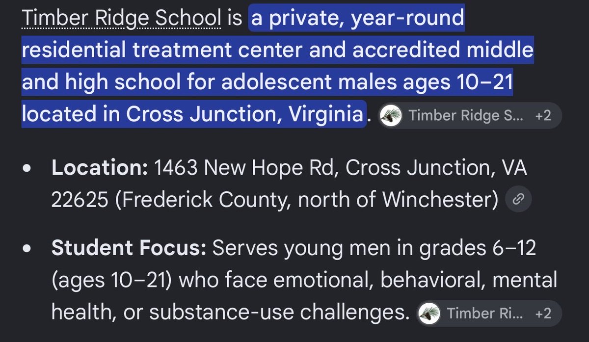Tiffany29911129's tweet photo. @DoperahW1nfr3y Worst part: Timber Ridge is a School for mentally ill and drug addict kids. Talk about putting them kids into a dark place. https://t.co/7gzVKgYXhB
