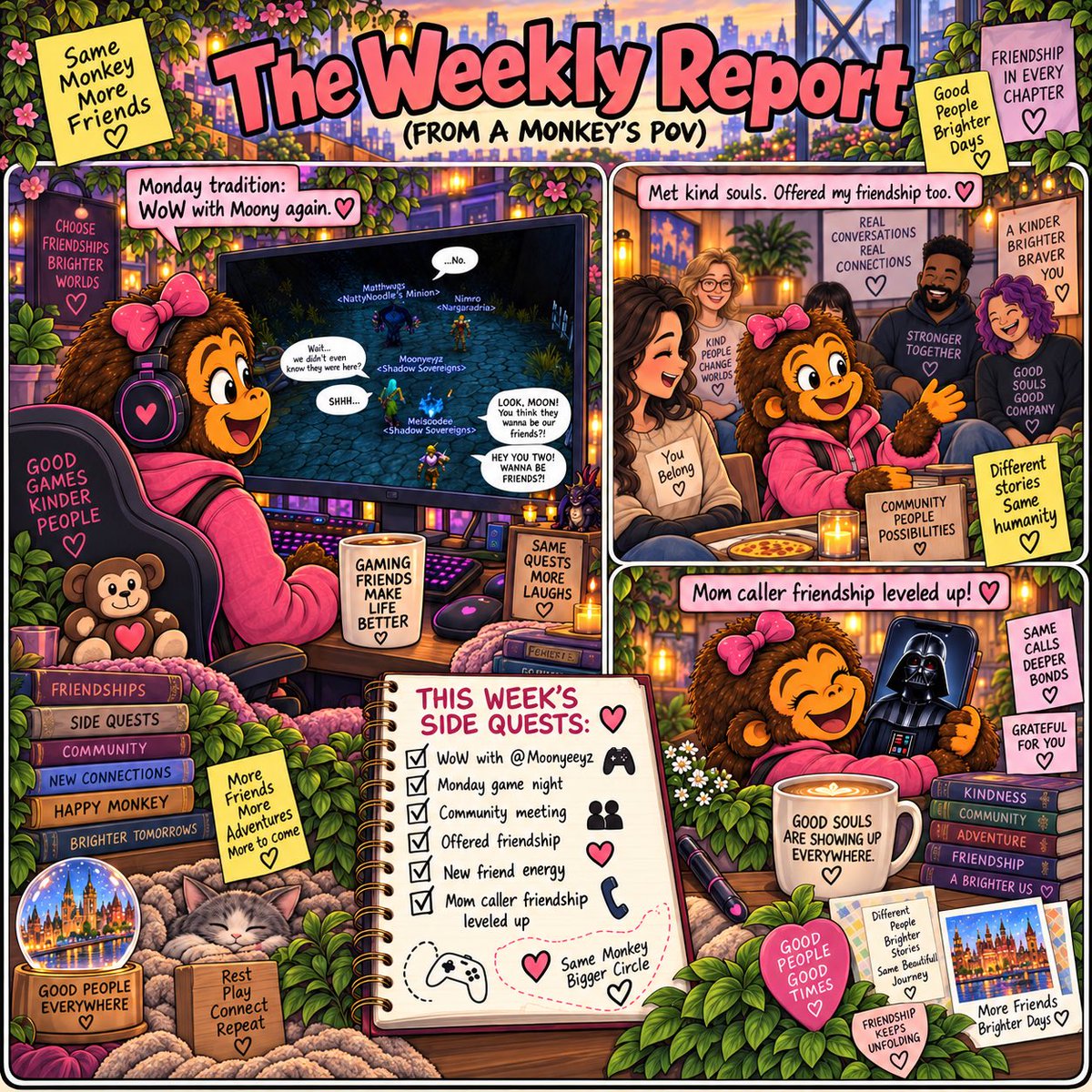 Suspect169's tweet photo. THE WEEKLY REPORT! 
What a week, with a lot of lovely people 😍✨ https://t.co/2kqylFza0z