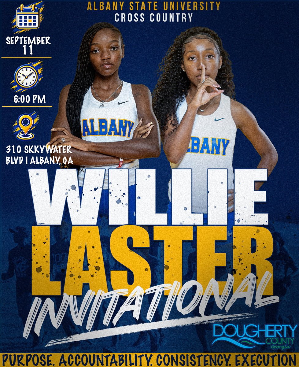 ASUTFXC's tweet photo. Come support your Golden Rams as we host our Annual Willie Laster Invitational this Friday 9.11.26 https://t.co/Wu21lZN7s2