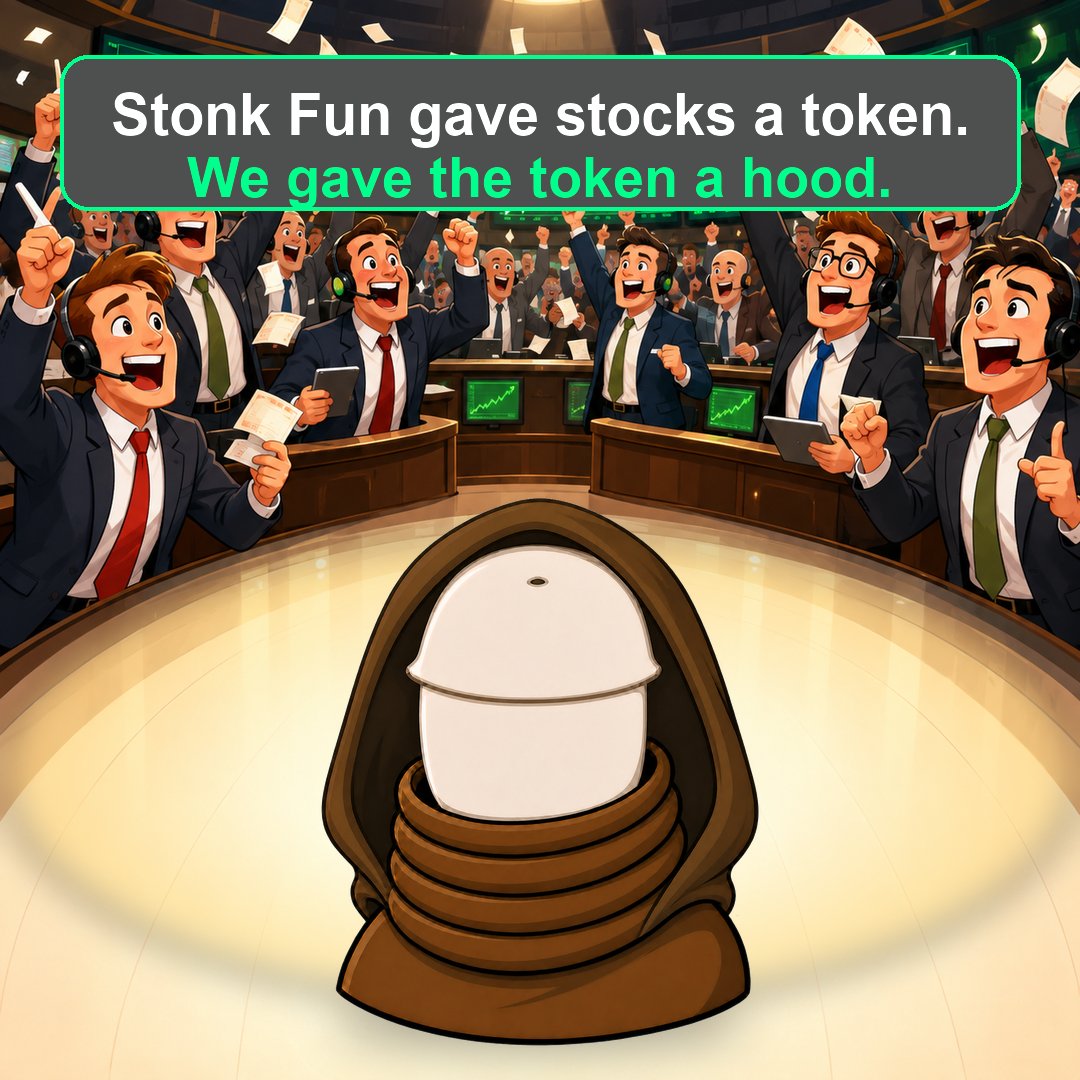 Hooded_StonkFun's tweet photo. $HOODED

The hood stays on https://t.co/i6ctwUI9r2
