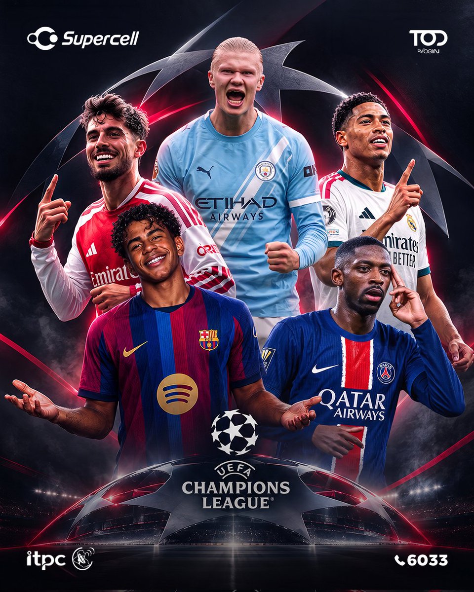 Supercell_iq's tweet photo. 🏆⚽ ليالي الأبطال تبدأ من سوبرسيل!

عيش كل لحظة من دوري ابطال اوروبا وتابع أقوى المواجهات عبر TOD على 1001 مع باقات Hero من سوبرسيل.
🔥 سرعة قوية، مشاهدة ممتعة، ولا تفوّت أي لحظة من دوري الأبطال!

📲  اشترك هسه من رابط الاستمارة https://t.co/IIypSubHIB
📞 للاستفسار: 6033

#سوبرسيل
#أحنا_المستقبل