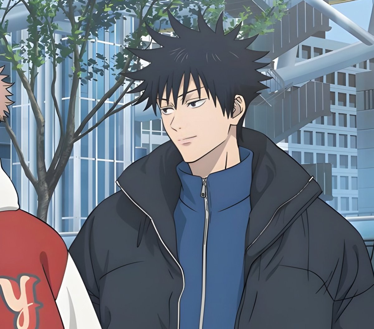 gummi01110's tweet photo. megumi fushiguro invented the word "love" looking at yuji like this https://t.co/1dvZBikKkC