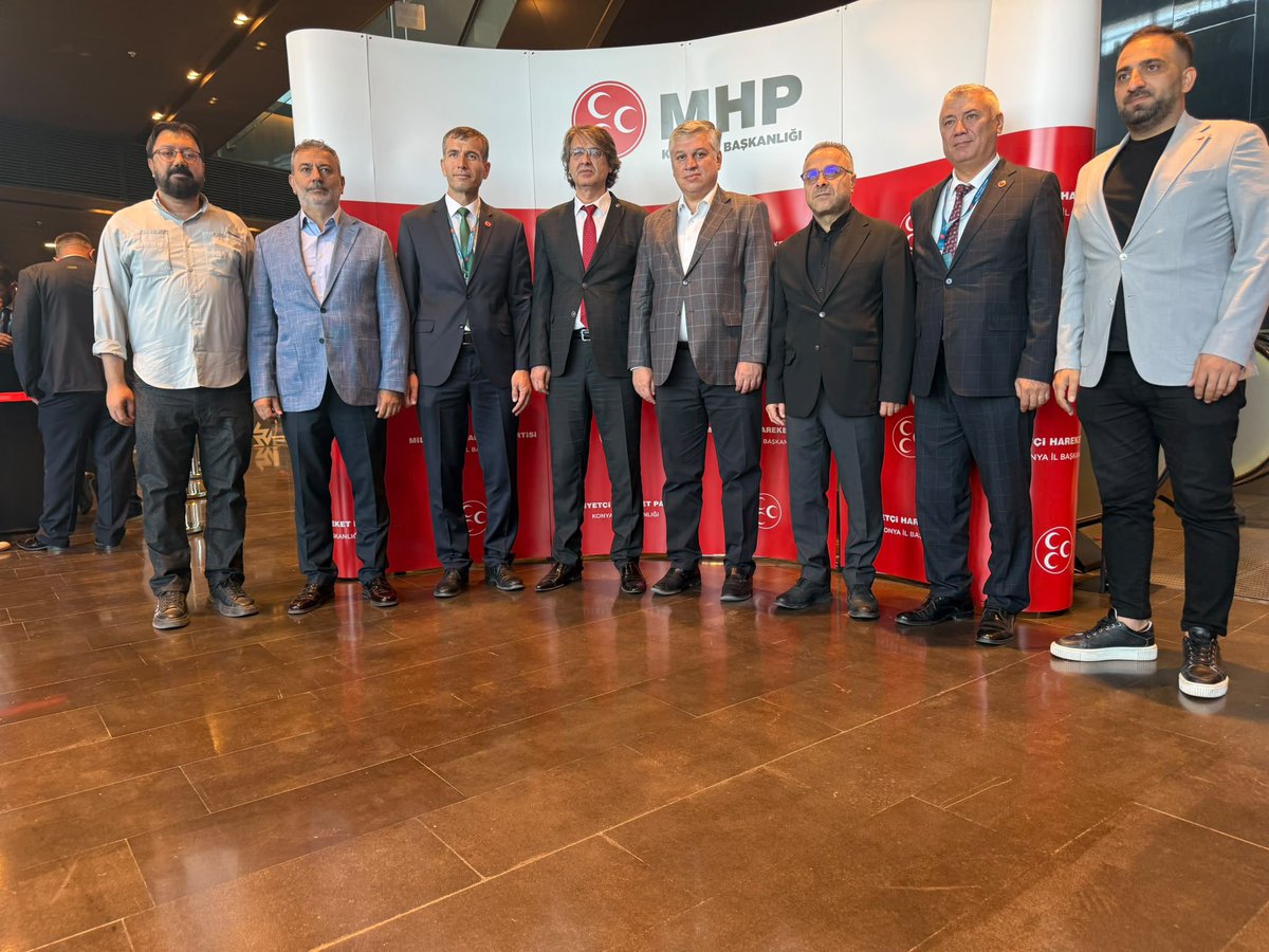 akparti_karatay's tweet photo. Milliyetçi Hareket Partisi Konya İl Başkanlığı 15. Olağan Kongresi’ne İlçe Başkanımız Akif Demirci ve yönetim kurulu üyelerimizle birlikte katılım sağladık.

Kongrenin ve yeni yönetimin hayırlı olmasını diliyor, İl Başkanı Sayın Sedat Göncü ve yönetimini tebrik ediyor, çalışmalarında başarılar diliyoruz. 

@avakifdemirci