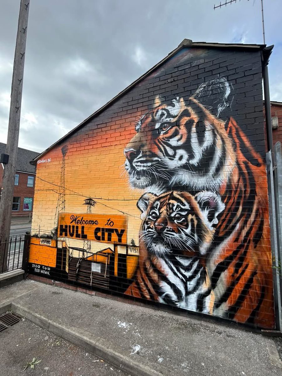 RasPhil9's tweet photo. It’s now finished. Superb. Entrance into/onto Grandways End at Boothferry in the bottom corner. Credit Photos:Tigers Lair https://t.co/VsaQ0QVHeD