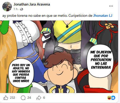 todgeizt's tweet photo. @hiroshisukzaxc @VyROutofContext literalmente tienen una pagina de facebook repleta de este tipo de memes que mencione y los admins como son tan gooners aceptan cualquier mierda https://t.co/Fq69aTzVXr