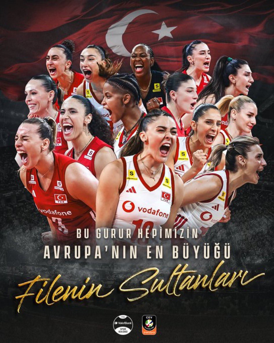ulasskarasu's tweet photo. İşte Türkiye! 🇹🇷

Beş set boyunca mücadele, son topa kadar inanç…

İtalya’yı 3-2 mağlup eden Filenin Sultanları Avrupa Şampiyonu! 🏆

Bu ülkenin gururu sizsiniz!❤️🤍

Helal olsun size #FileninSultanlar🇹🇷
Yürekten kutluyorum. https://t.co/1oQqhsR5Wq