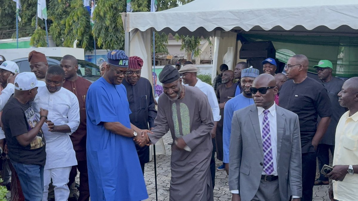 OfficialSeyi027's tweet photo. Breaking News:

Oyo State Governor and Allied Peoples Movement (APM) Presidential Candidate, Engr. Seyi Makinde, Inspects New Campaign Headquarters in Abuja

His Excellency, Engr. Seyi Makinde, @seyimakinde the Governor of Oyo State and presidential candidate for the Allied Peoples Movement (APM), is currently inspecting the newly equipped presidential campaign office in Abuja, ahead of its formal inauguration tomorrow, Monday, September 7, 2026. The candidate was joined by a vibrant assembly of party supporters and representatives from various political organizations across the country.

With this significant show of support and strategic preparation, Governor Makinde is a pivotal "game changer" ahead of the 2027 presidential election.

APM: Nigeria First, Nigeria Always!
