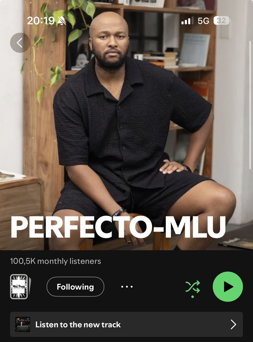 Perfecto_SA's tweet photo. Thank you for the 100k monthly listeners. Shoutout to all the amazing producers that have contributed to this milestone, every feature counts. 👏🏽

Most importantly thanks to all of you for pressing play on my tracks. ❤️🙌🏾

https://t.co/gi80GW6M2D https://t.co/Z8f0ECdnaA