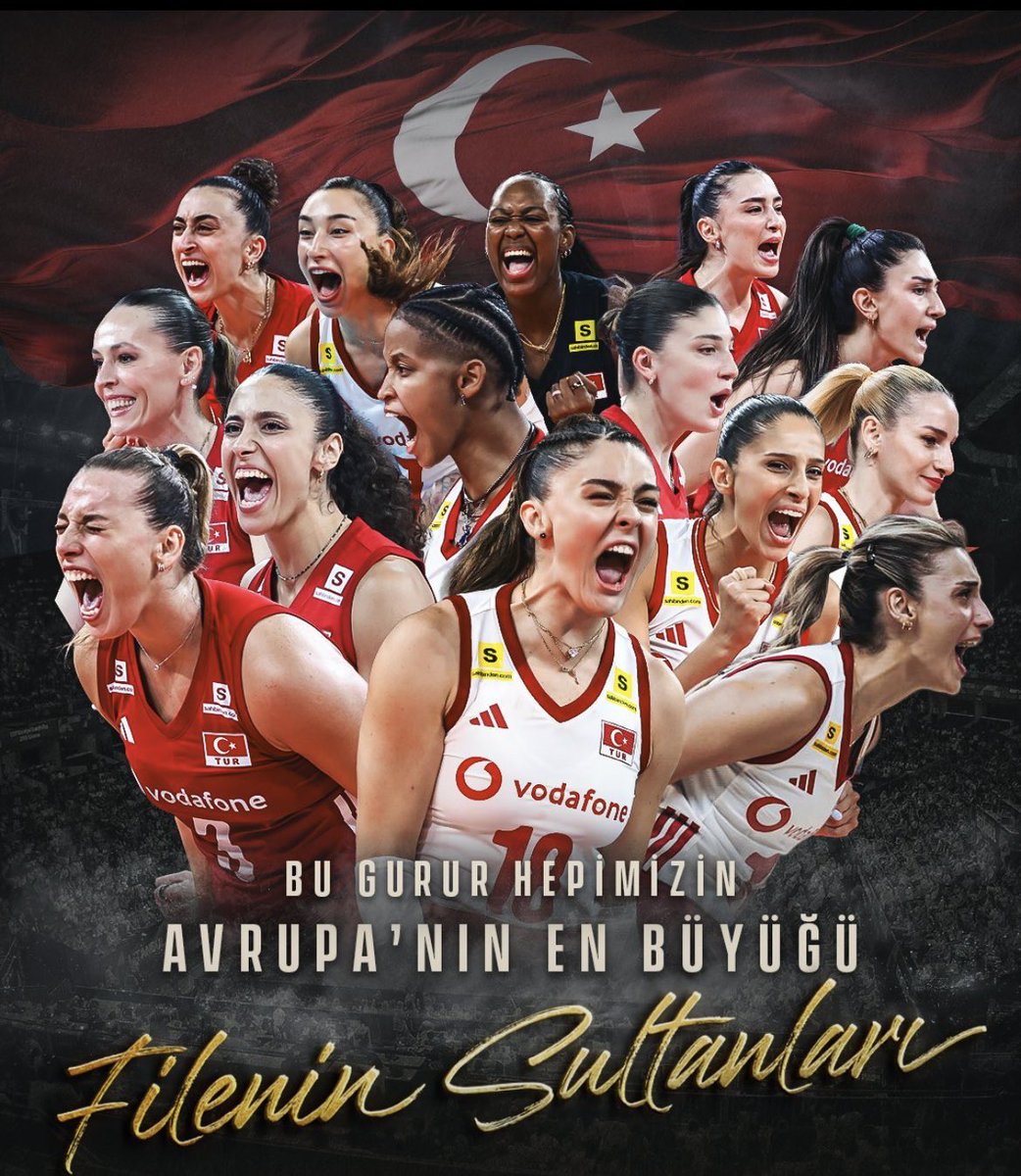 Essmaozcann's tweet photo. Kupa bizim🏆
#FileninSultanları 
#BizimKızlar
#TVF 
#AvrupaŞampiyonu https://t.co/i5As5otBHz
