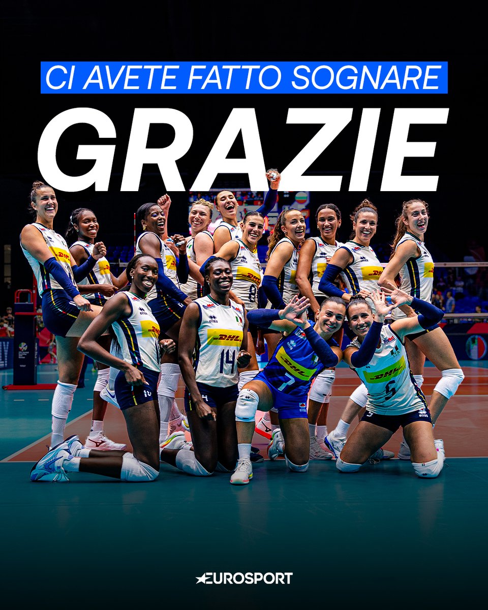 Eurosport_IT's tweet photo. A testa alta ragazze, avete fatto un torneo strepitoso. 💙 https://t.co/LDu0PXnnq3