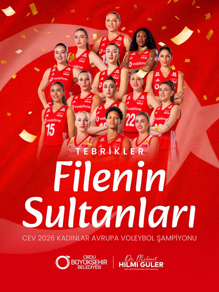 mhilmiguler's tweet photo. FİLENİN SULTANLARI, AVRUPA ŞAMPİYONU!

SİZİNLE GURUR DUYUYORUZ! https://t.co/7szxnoNICL