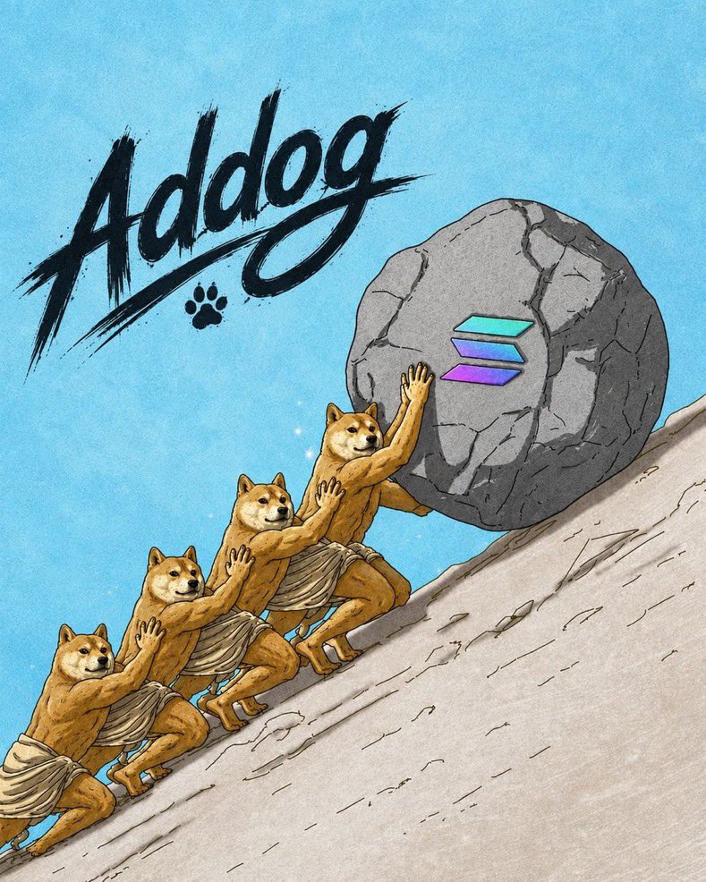Haidar5fg's tweet photo. We’re here.
We’re pushing.
We’re sending the dog.

$Addog to millions 📈 https://t.co/4epeYl9jXN