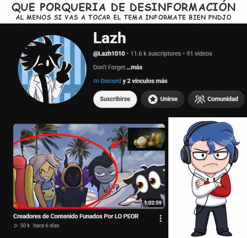 Onnie_Night's tweet photo. Haber tenia curiosidad en ese vídeo de Lazh y que sabia del tema de Creepynightmare y en verdad... Y que bodrio de  resumen de mrd si vas a hablar del tema al menos informate bien enserio por eso estamos como estamos 😡🤬🤬 https://t.co/lGkZlQh9EJ