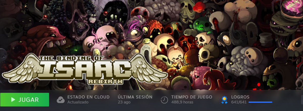 elperuanoxDd's tweet photo. The binding of isaac platinado 20/07/26, mi platino más difícil pero el más divertido, más frustrante y más largo q e echo, fácil el mejor roguelite q hay aunque no e probado otros y entre mi top 3 de juegos favoritos https://t.co/TzxaLmGpRR